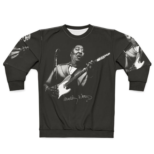 Muddy Waters Blues Musician Sketch Sweatshirt