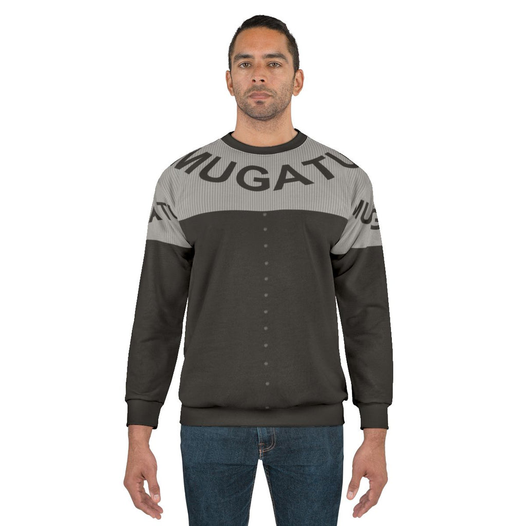 Mugatu Sweatshirt with Zoolander and Derek Artwork