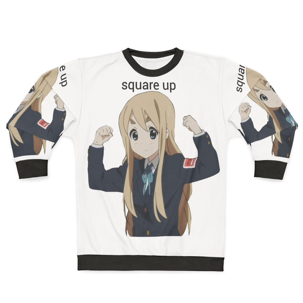 Anime Mugi Square Up Sweatshirt featuring Tsumugi Kotobuki from K-On