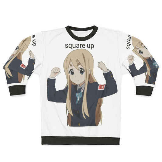 Anime Mugi Square Up Sweatshirt featuring Tsumugi Kotobuki from K-On