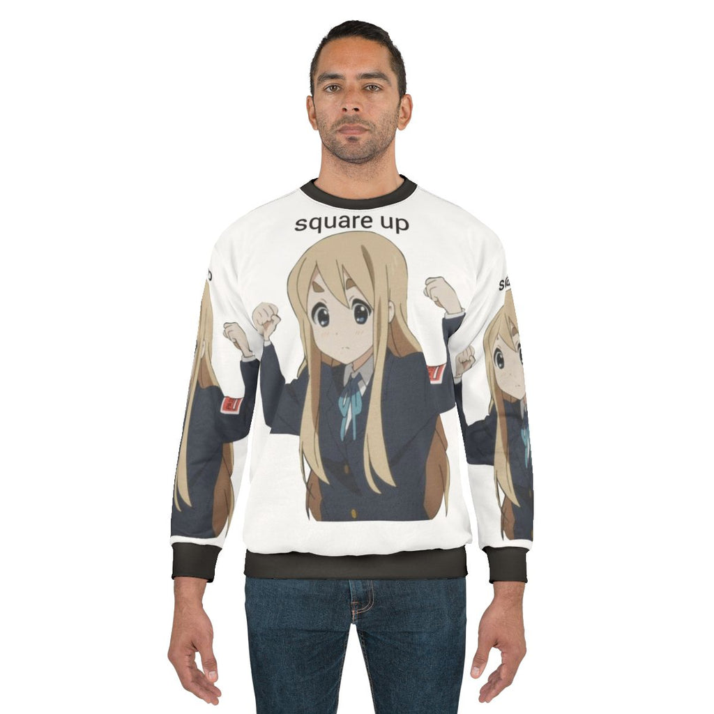 Anime Mugi Square Up Sweatshirt featuring Tsumugi Kotobuki from K-On