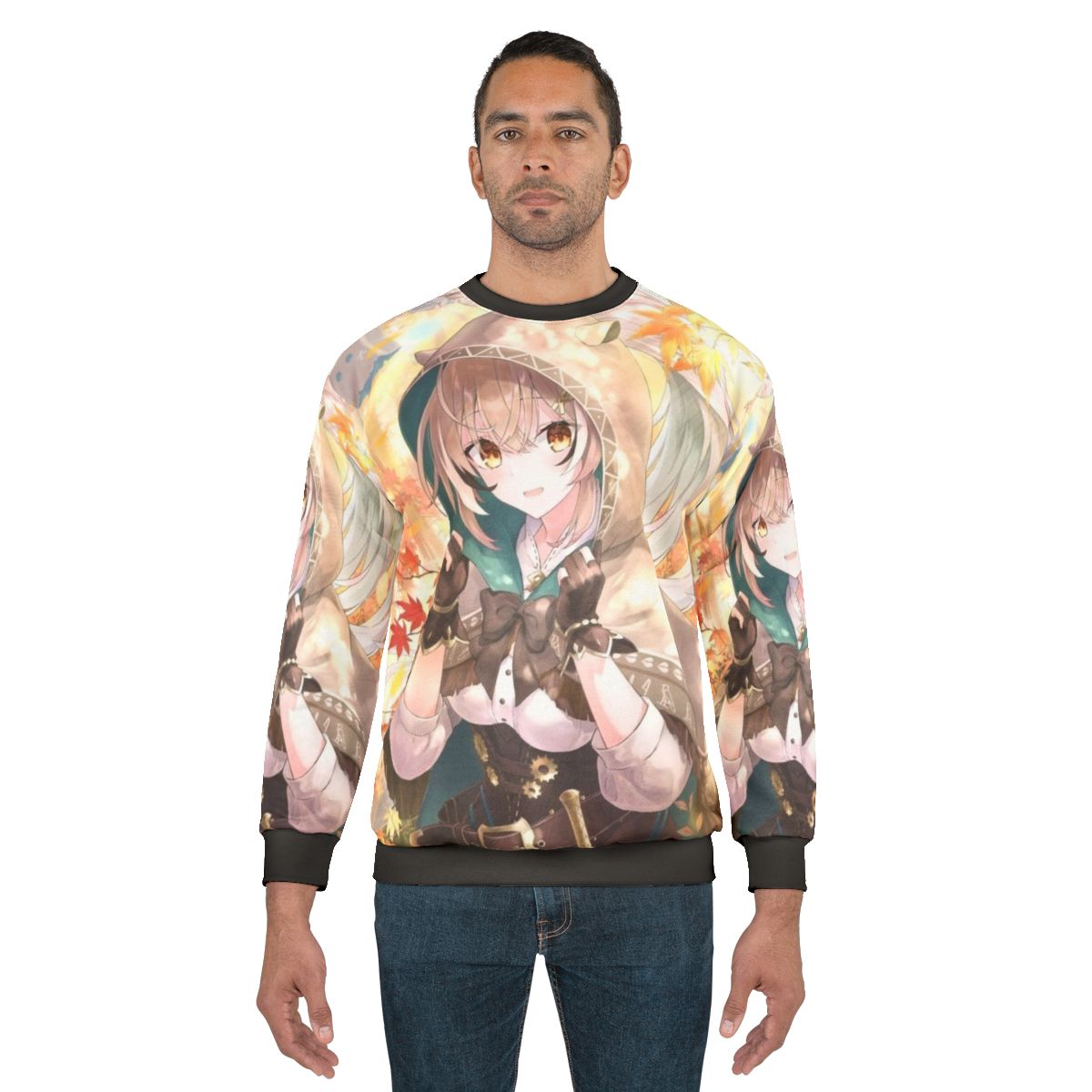 Mumei anime girl hololive vtuber sweatshirt design