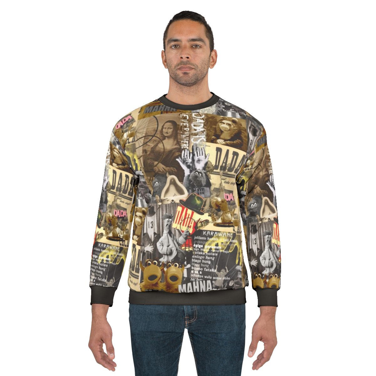 Muppet Dada Collage Graphic Sweatshirt