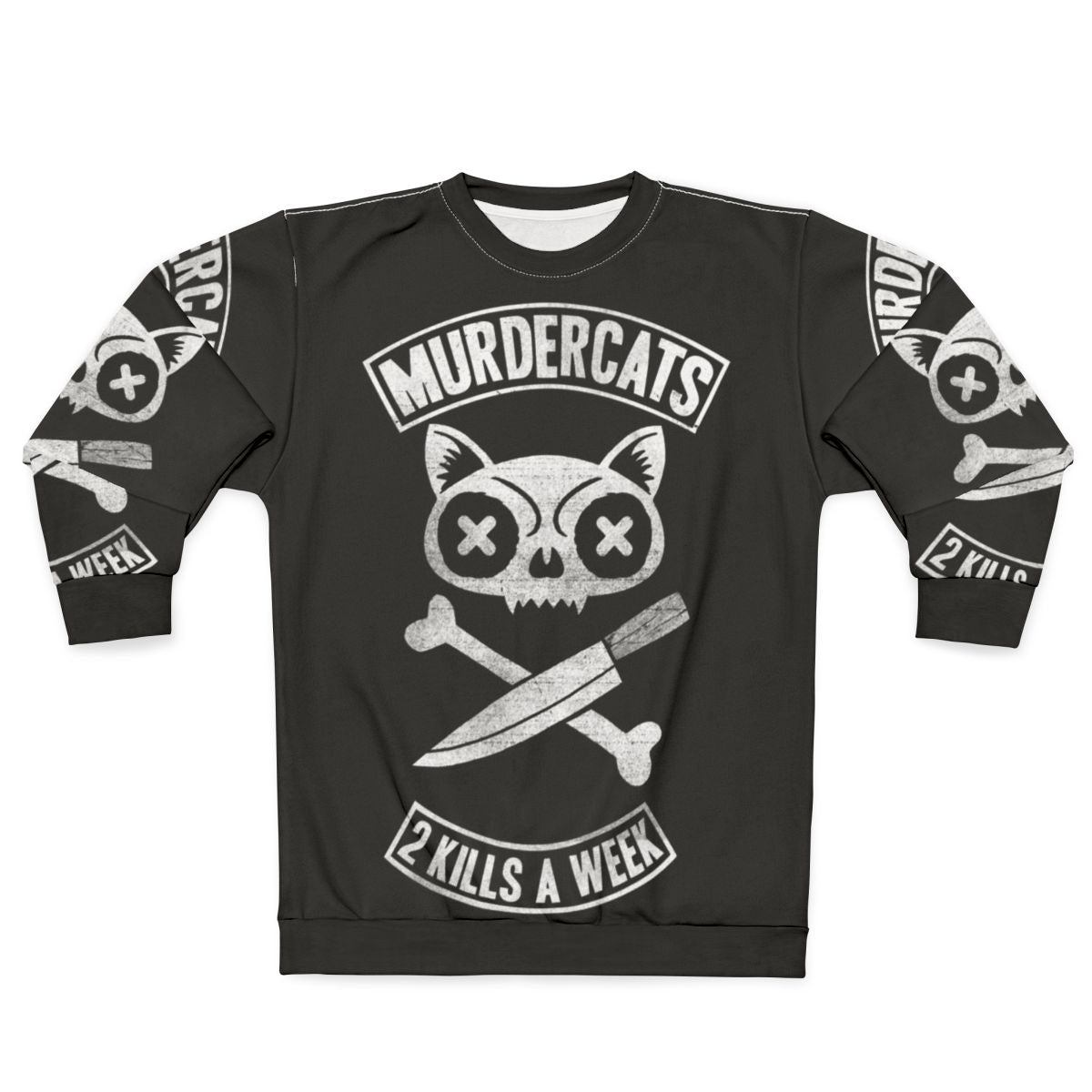 Murdercats Dark Humor Cat Sweatshirt