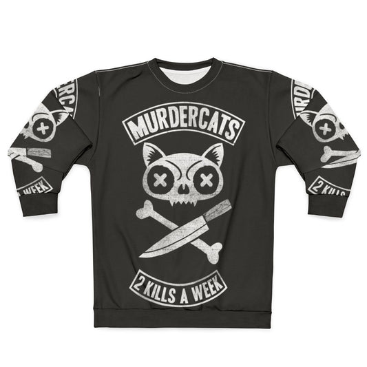 Murdercats Dark Humor Cat Sweatshirt