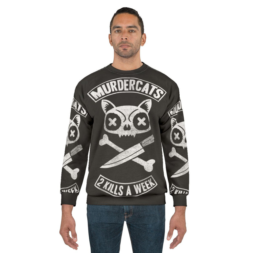 Murdercats Dark Humor Cat Sweatshirt