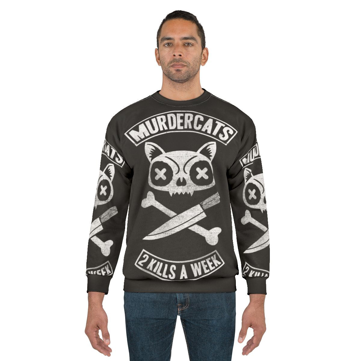 Murdercats Dark Humor Cat Sweatshirt