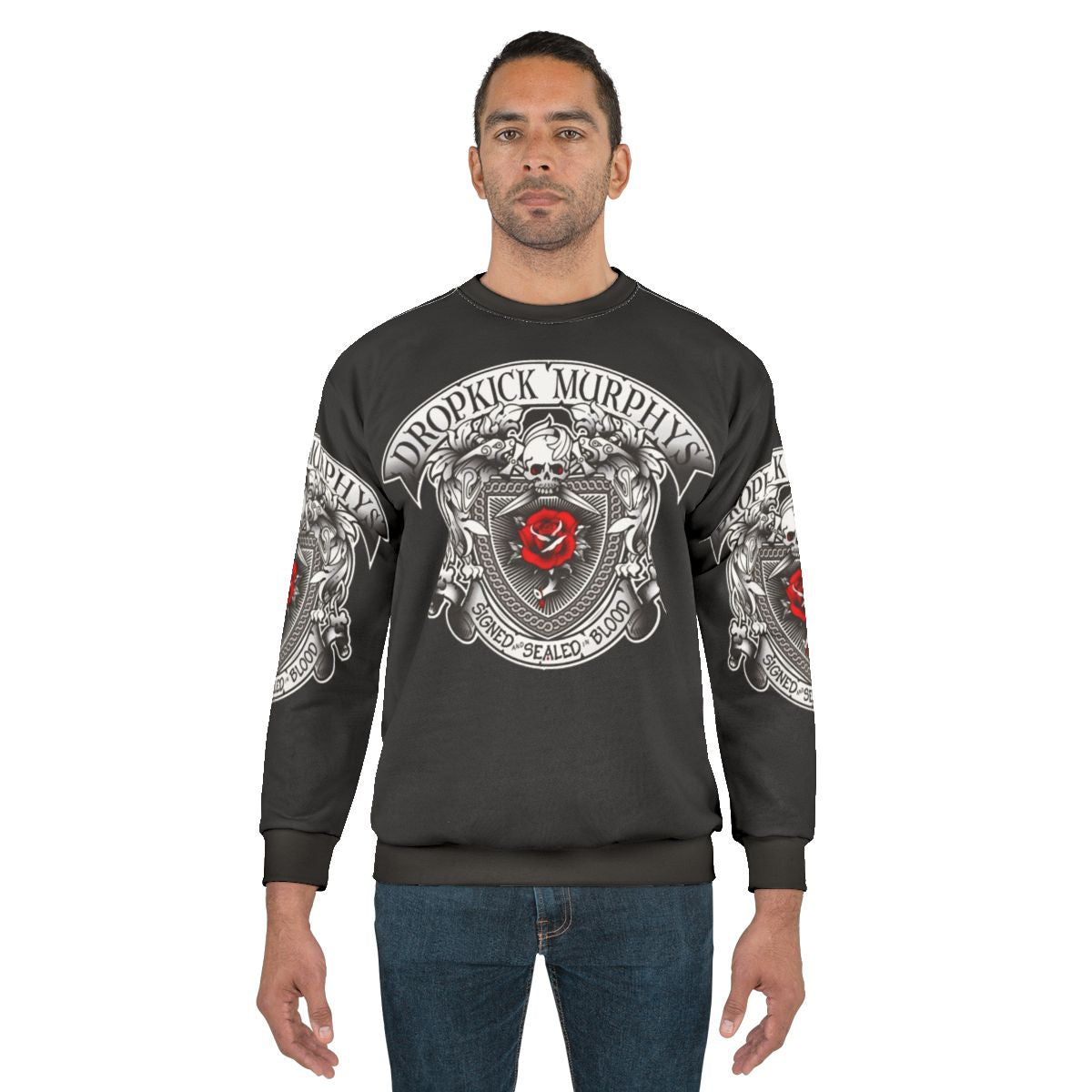 Dropkick Murphys Silver Logo Sweatshirt