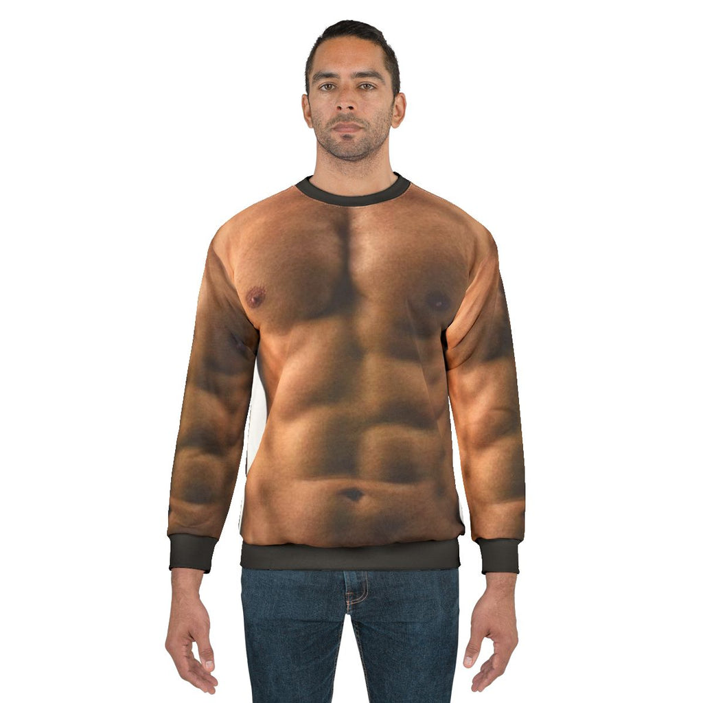 Muscle Man Bodybuilder 6 Pack Abs Sweatshirt