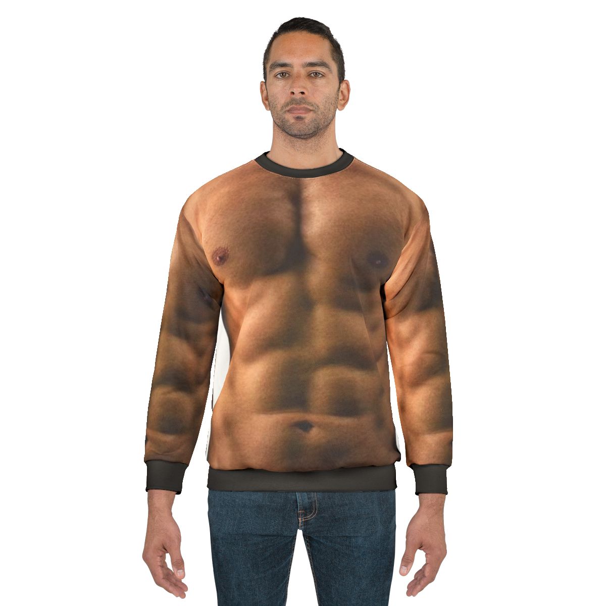 Muscle Man Bodybuilder 6 Pack Abs Sweatshirt