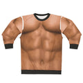 Muscle Six Pack Abs Sweatshirt for Men - Ripped Abs Workout Apparel