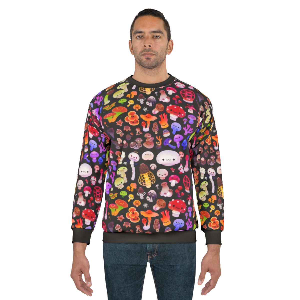 Mushroom sweatshirt with cozy design