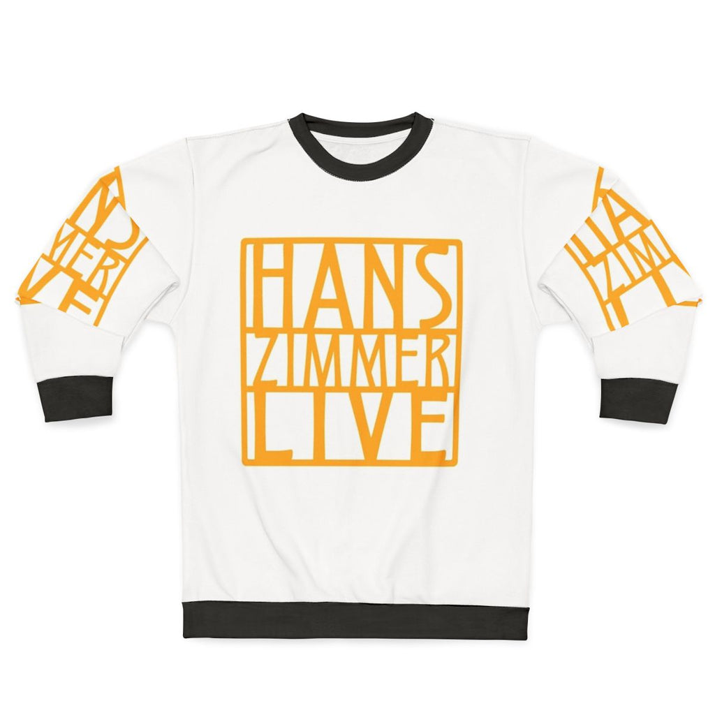 Sweatshirt featuring cinematic music inspired by composer Hans Zimmer