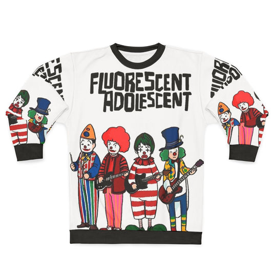 Music Clown Sweatshirt with Arctic Monkeys Inspired Design
