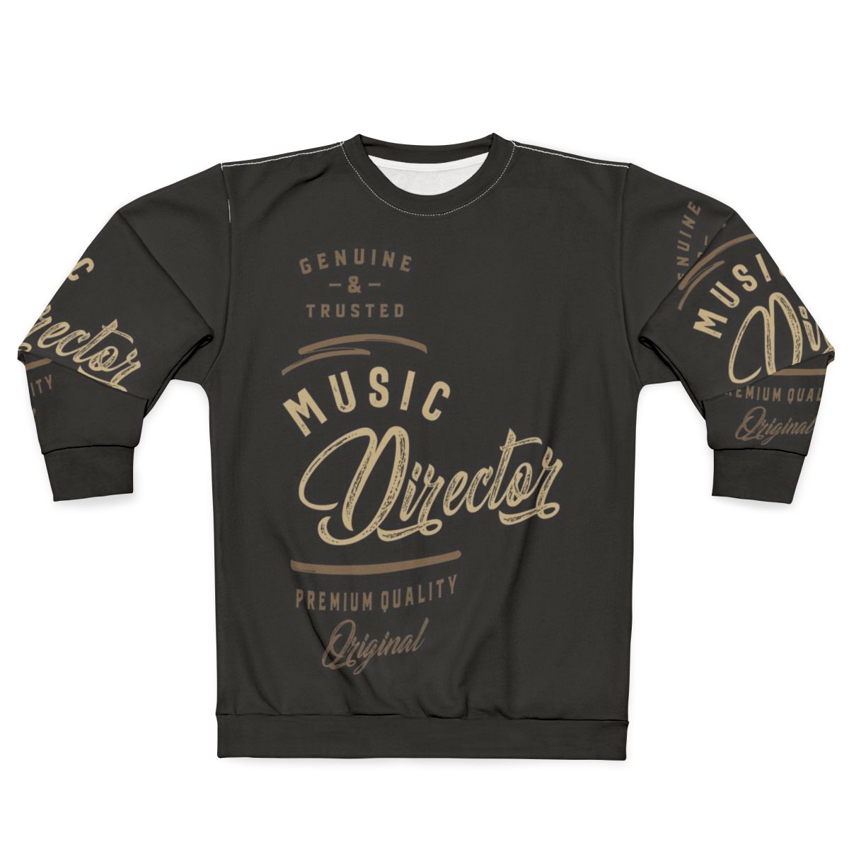 Music Director Sweatshirt 2 with Typography Design