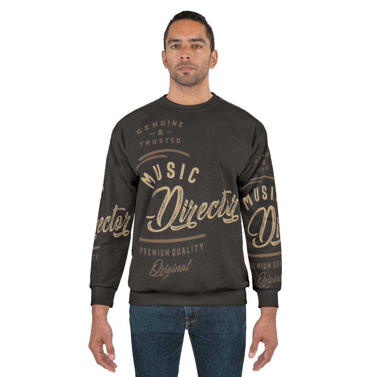 Music Director Sweatshirt 2 with Typography Design