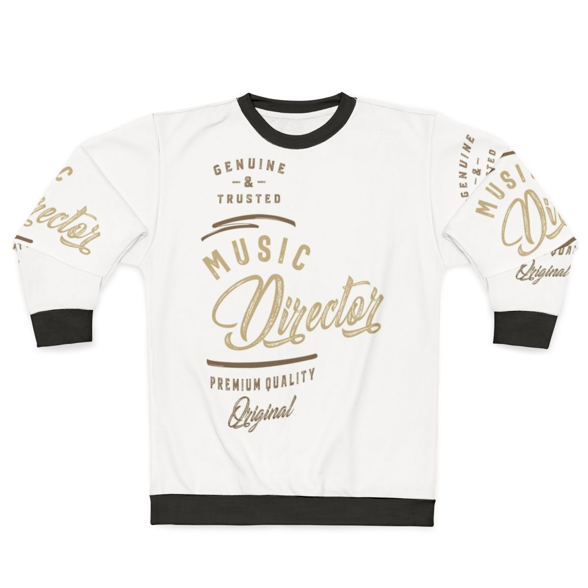 Music Director Sweatshirt with an image of a conductor waving a baton