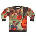 Classic rock 'Music From Big Pink' album cover sweatshirt