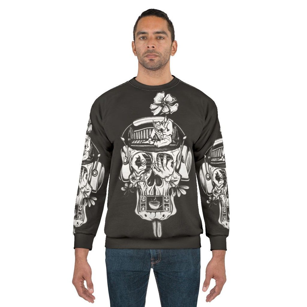Zachbryan Inspired Graphic Guitar Sweatshirt
