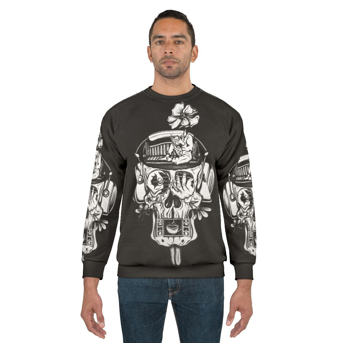 Zachbryan Inspired Graphic Guitar Sweatshirt