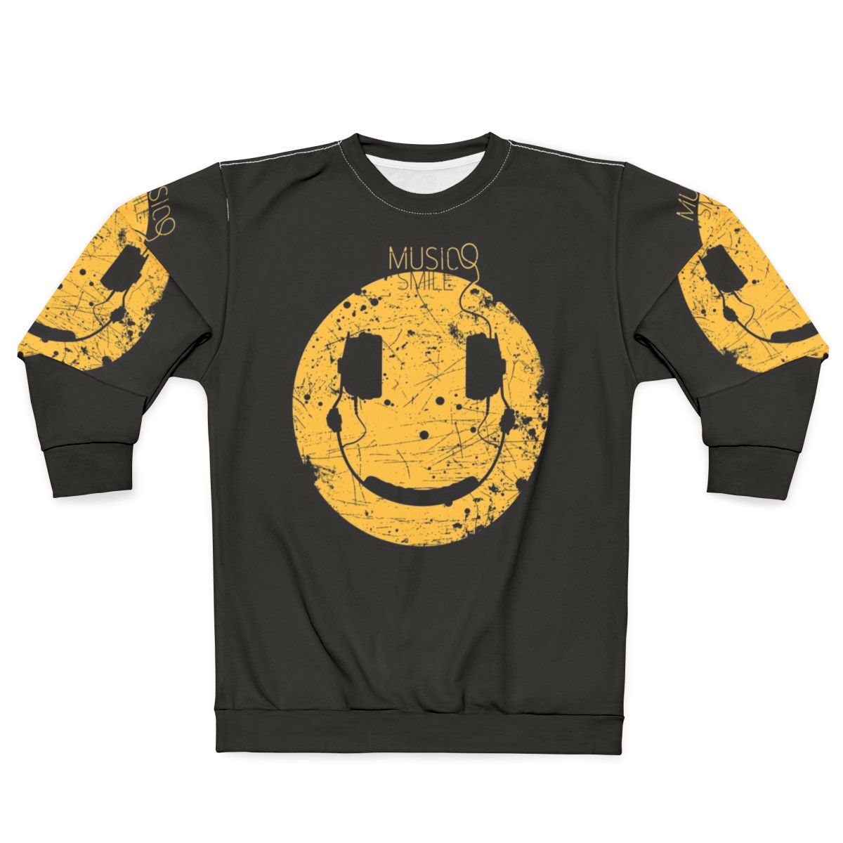 Music Smile V2 Abstract Art Sweatshirt