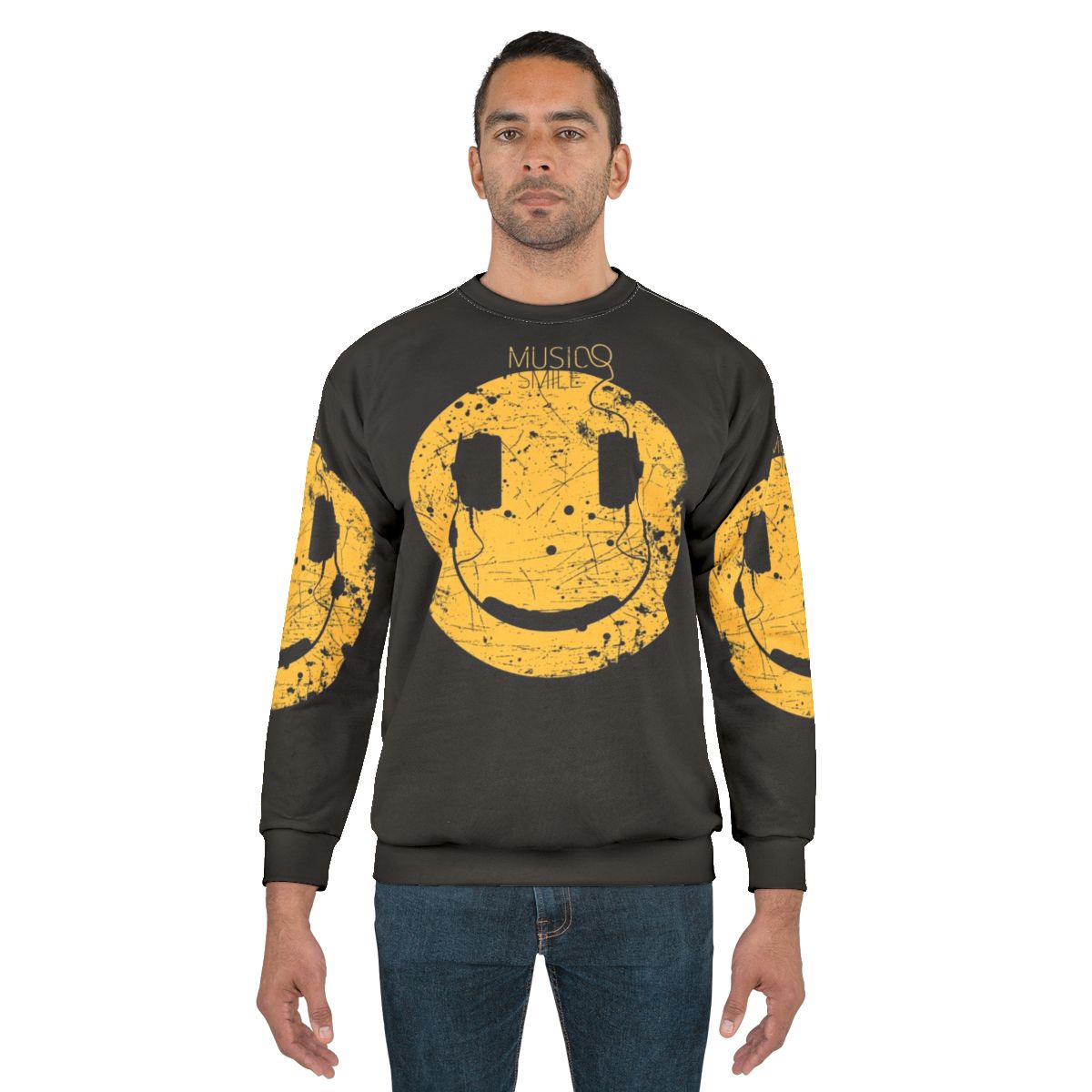 Music Smile V2 Abstract Art Sweatshirt