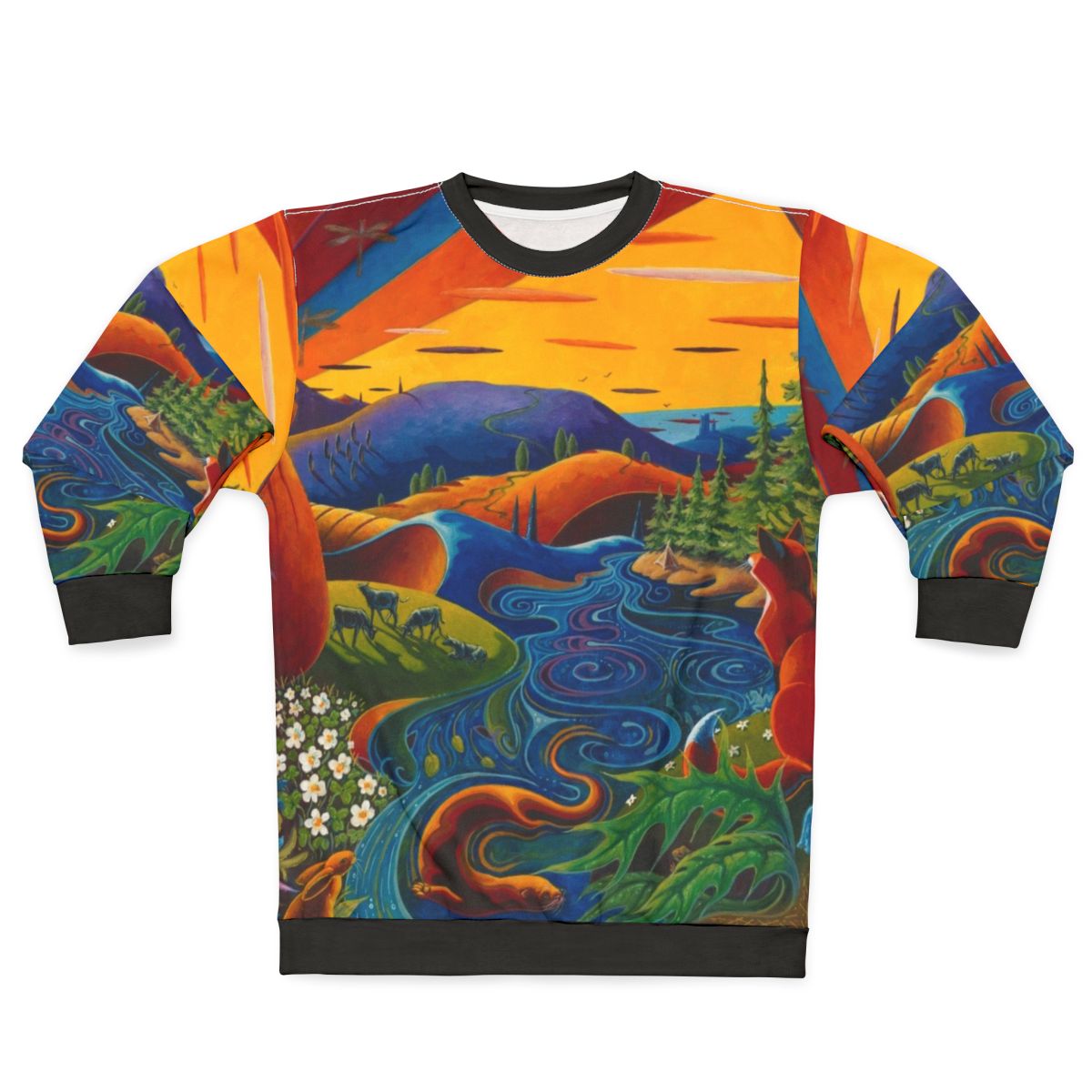 Cozy Scotland Landscape Sweatshirt