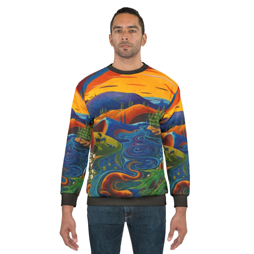 Cozy Scotland Landscape Sweatshirt