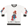 Superhero Mom Sweatshirt with "My Mom Is A Superhero" text
