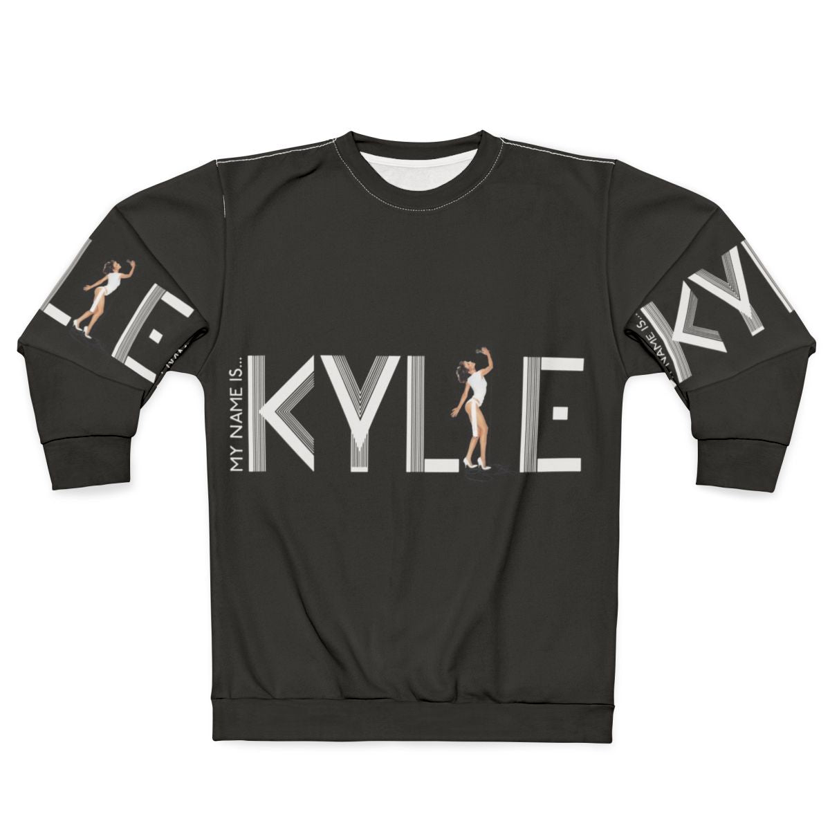 Personalized Name Sweatshirt featuring Kylie Minogue