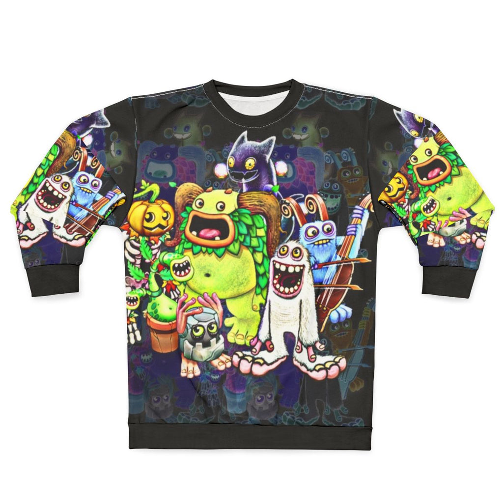 My Singing Monsters Characters Colorful Sweatshirt