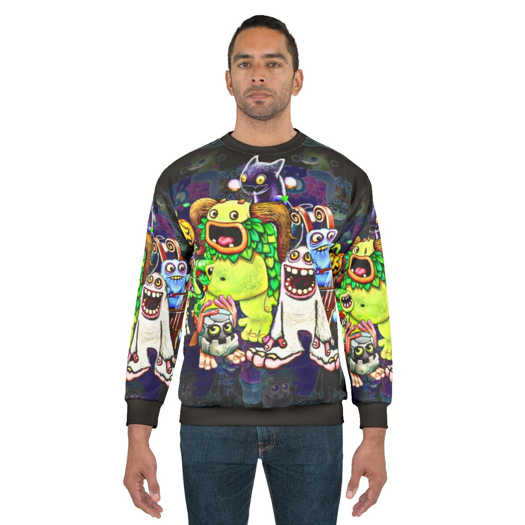 My Singing Monsters Characters Colorful Sweatshirt