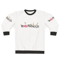"My World" Sweatshirt with Cute Cats and Colorful Designs