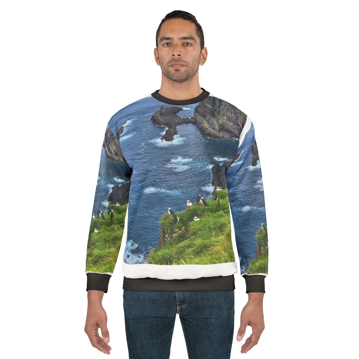 Mykines Faroe Islands Puffin Sweatshirt