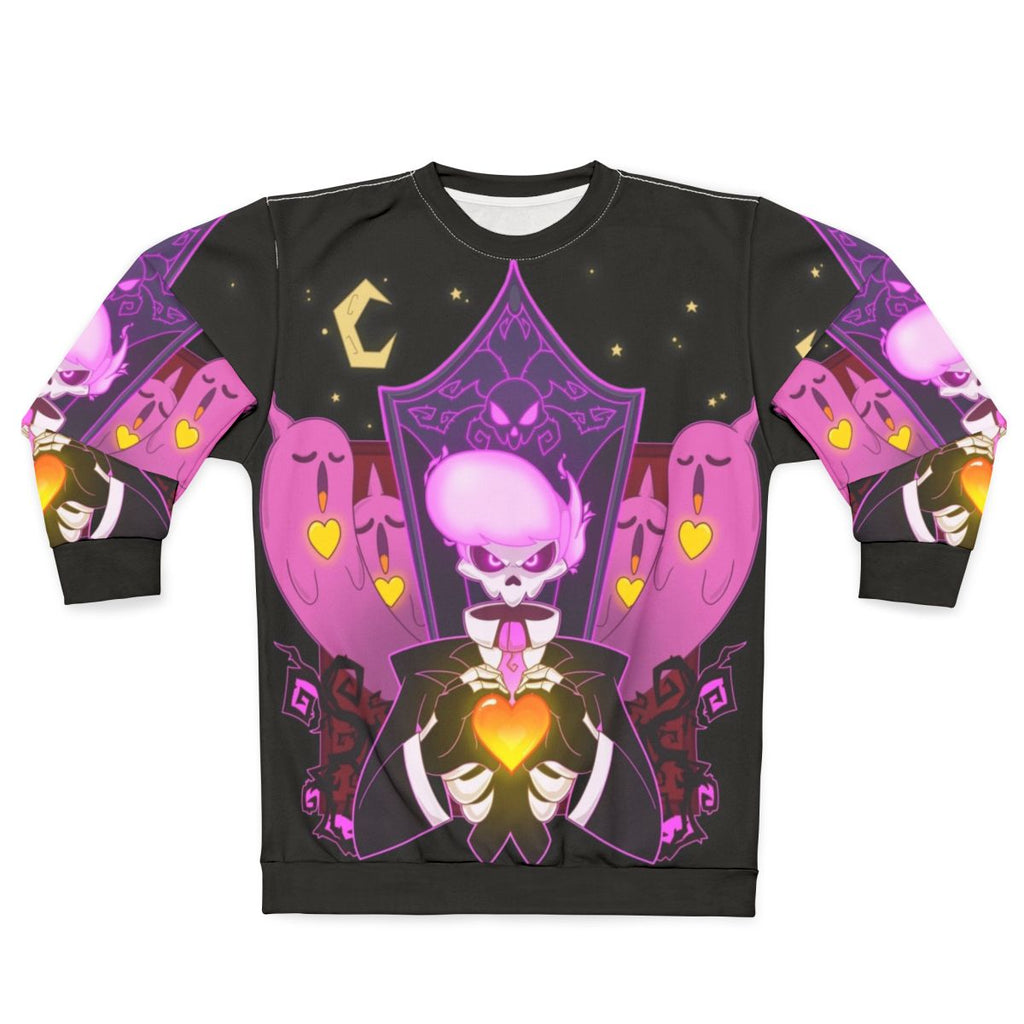 Mystery Skulls Ghost Sweatshirt - Animated Music Video Skeleton Design