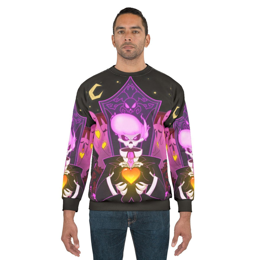 Mystery Skulls Ghost Sweatshirt - Animated Music Video Skeleton Design