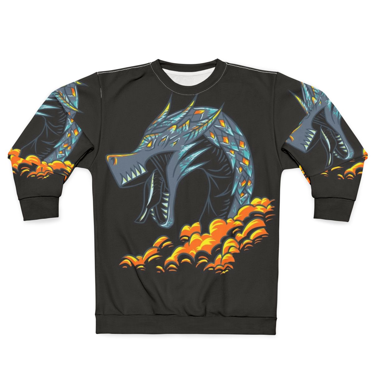 Mystic Dark Lightning Dragon Sweatshirt