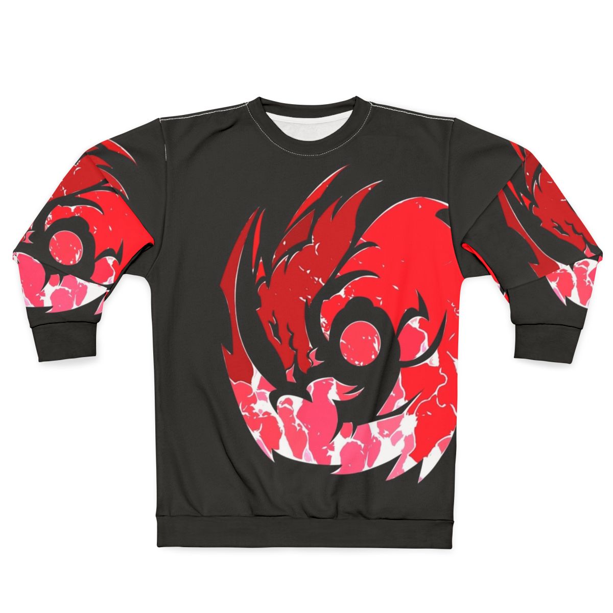 Mystic fire dragon sweatshirt with detailed dragon graphic