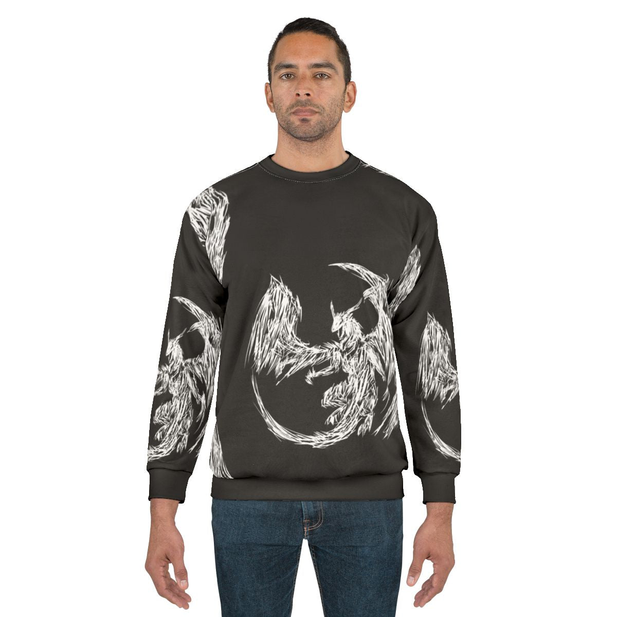 Mystic Lightning Dragon Sweatshirt featuring legendary animals