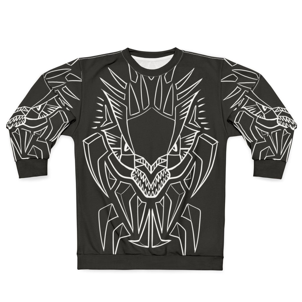 Mystic lightning dragon tribal design sweatshirt