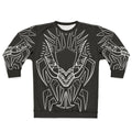 Mystic lightning dragon tribal design sweatshirt