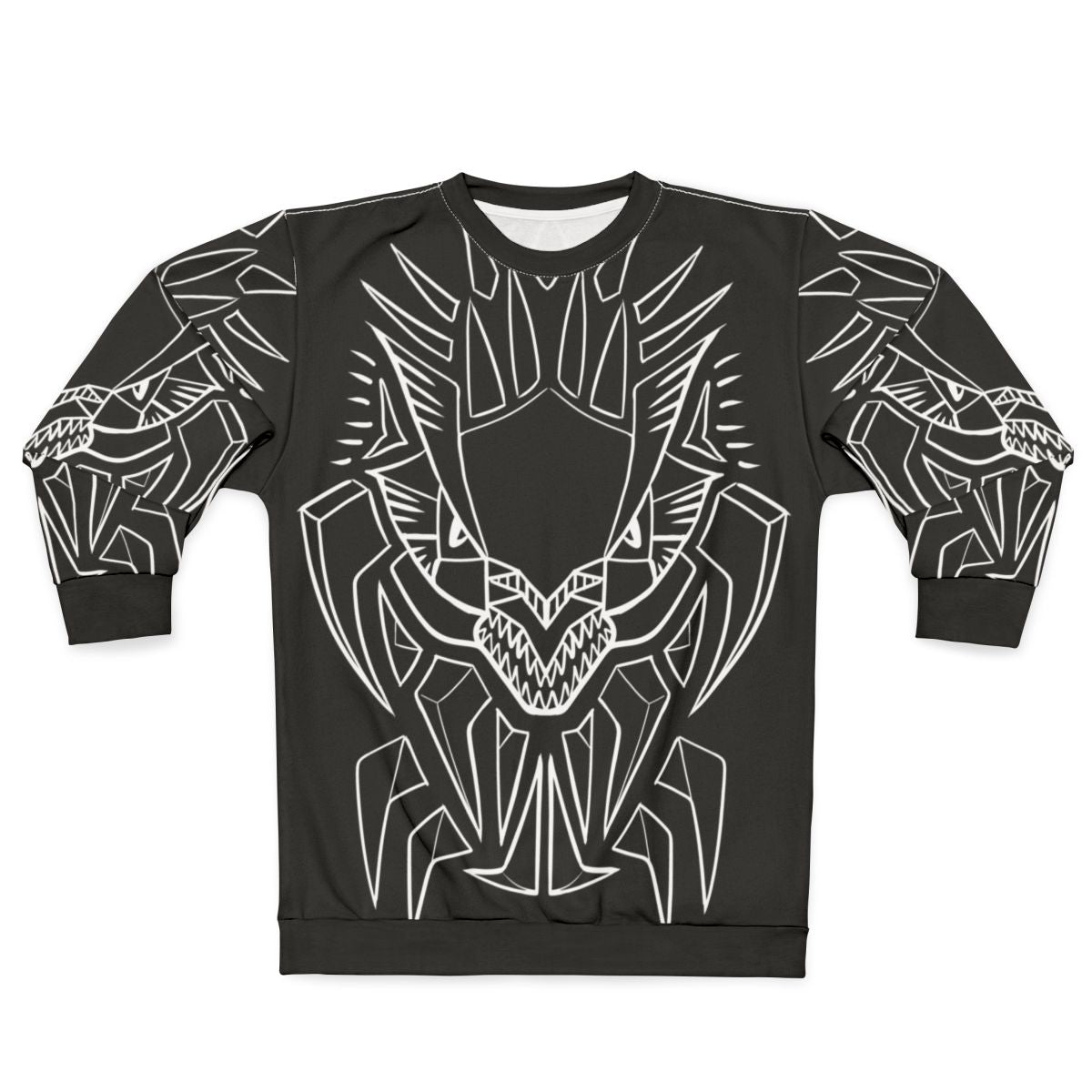 Mystic lightning dragon tribal design sweatshirt