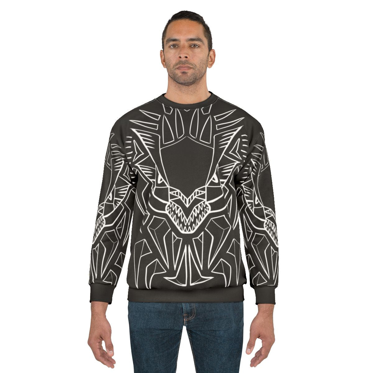 Mystic lightning dragon tribal design sweatshirt