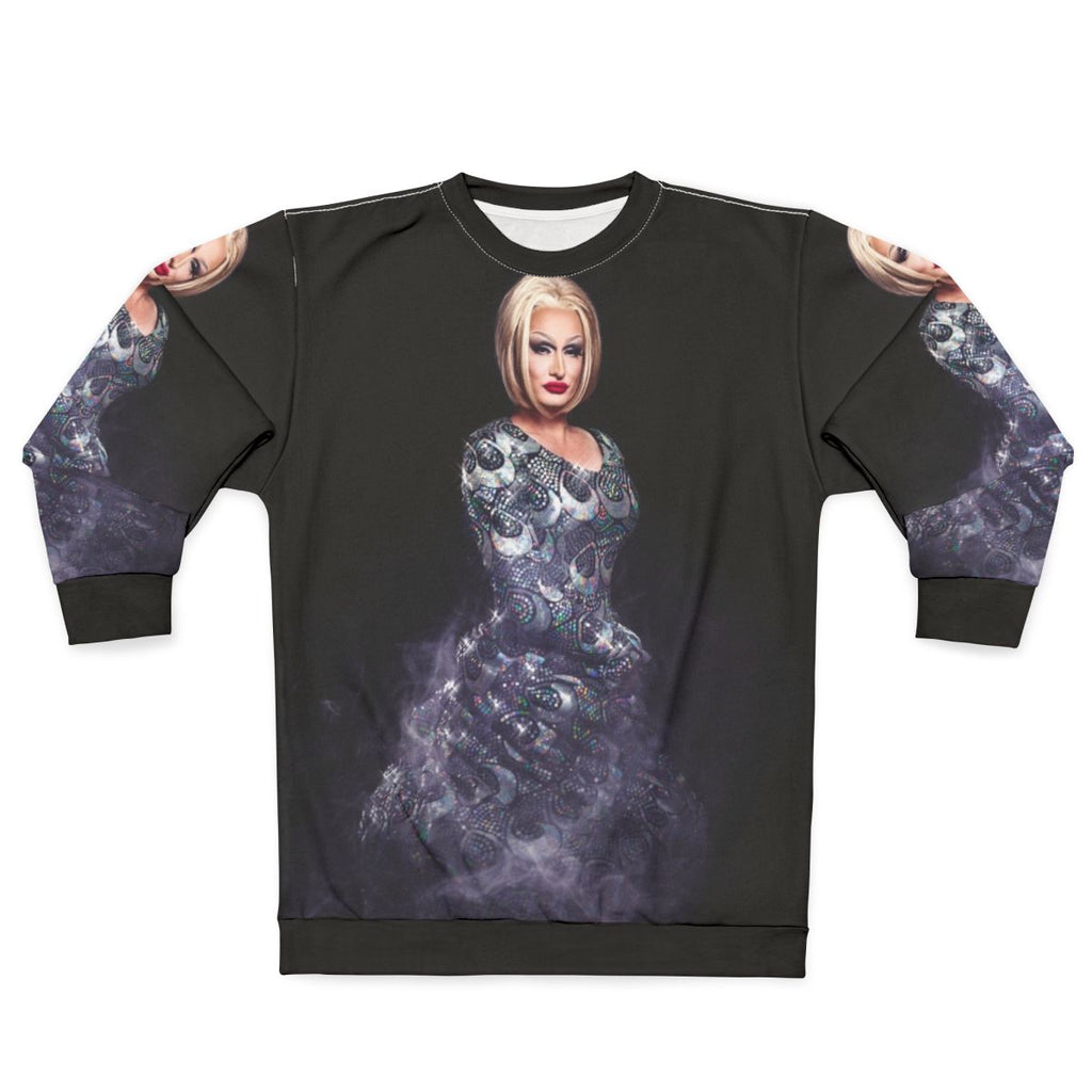 Mystical Barbieq Sweatshirt featuring a drag queen design