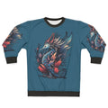 Mythical sea creatures sweatshirt featuring enchanted fantasy beasts