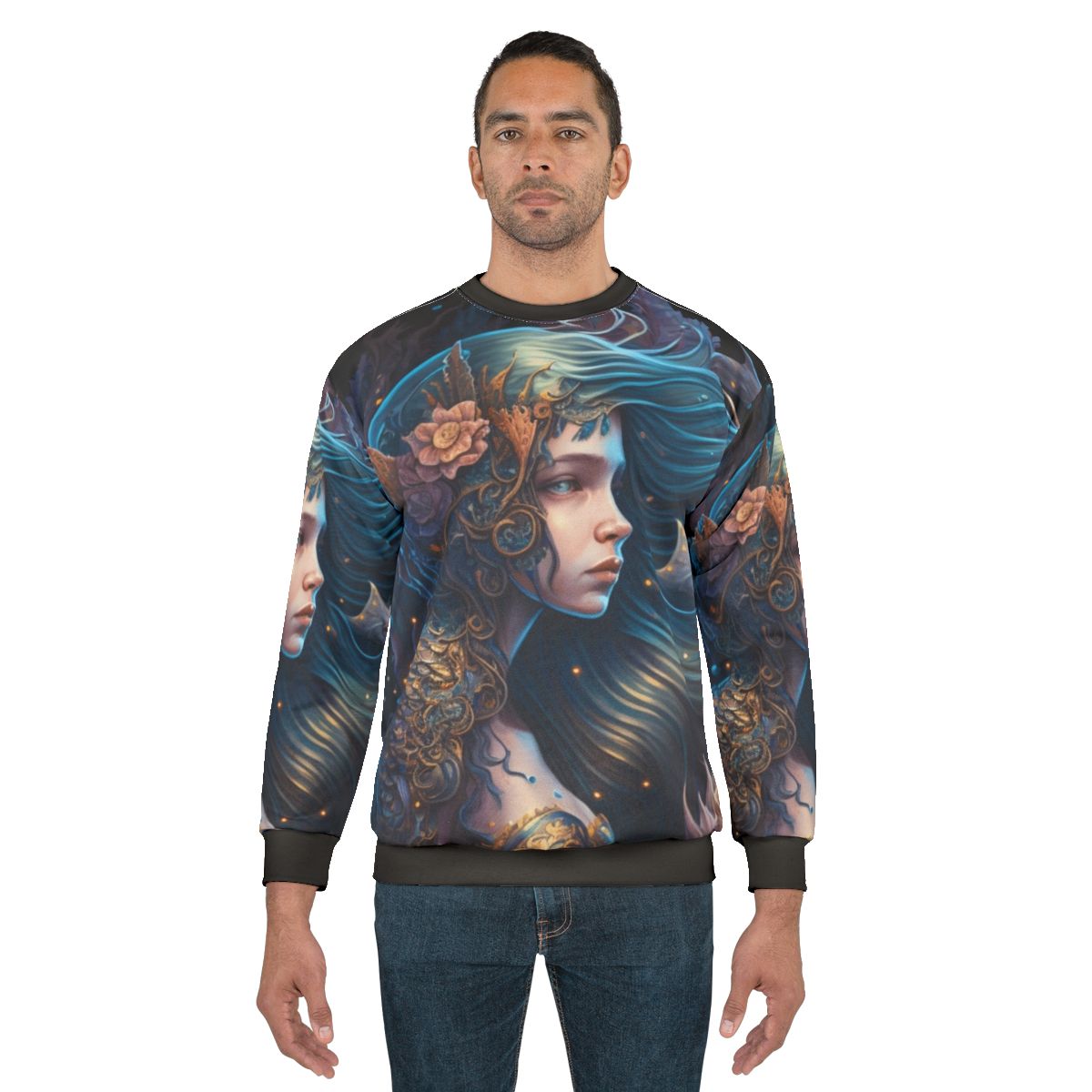 Mythical sea creatures fantasy sweatshirt