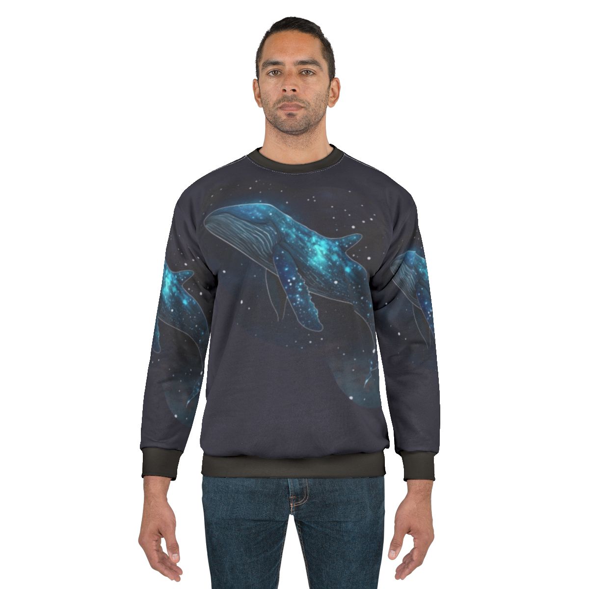 Mythical sea creatures sweatshirt featuring enchanting fantasy beasts