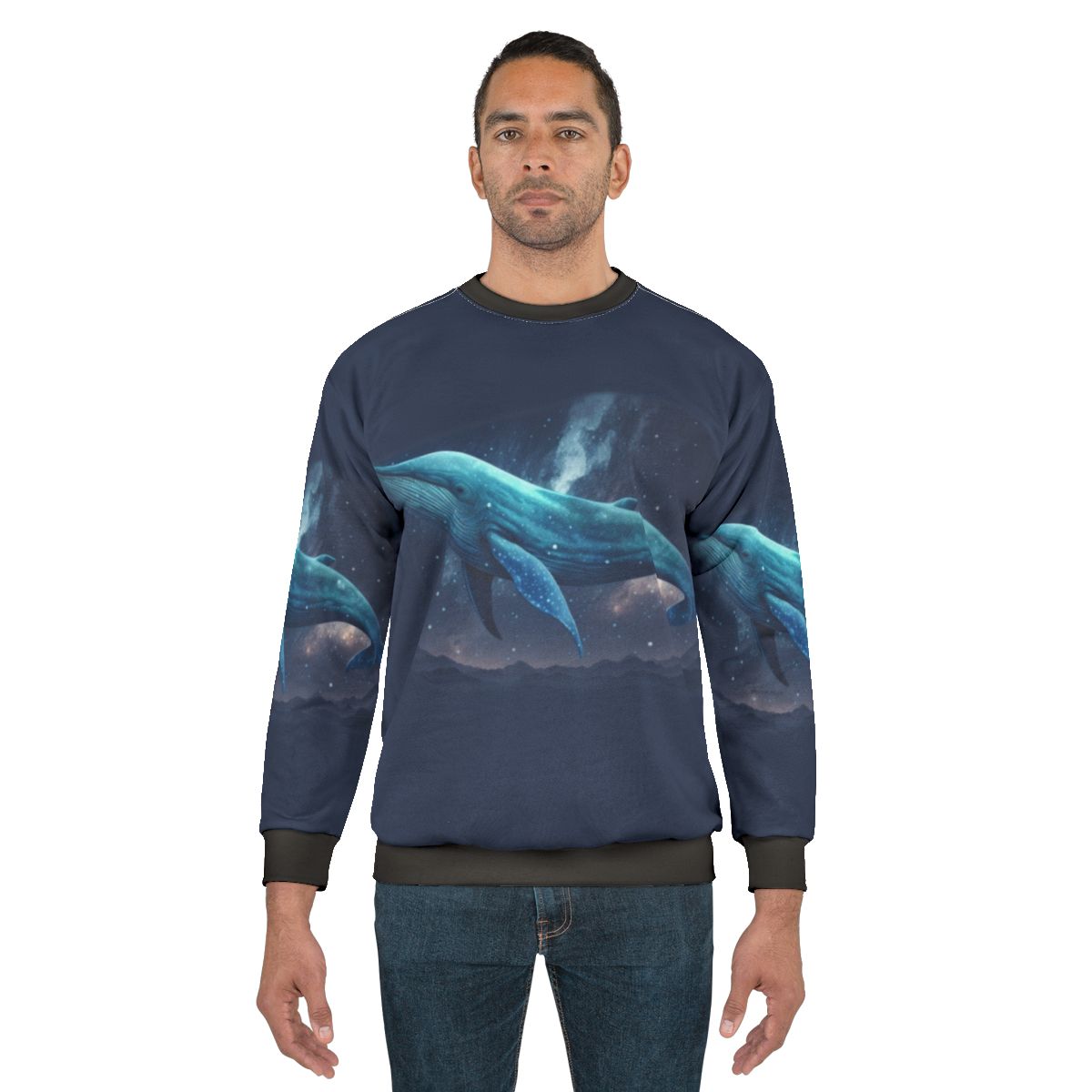 Mythical Sea Creatures Sweatshirt featuring legendary beasts and fantasy creatures