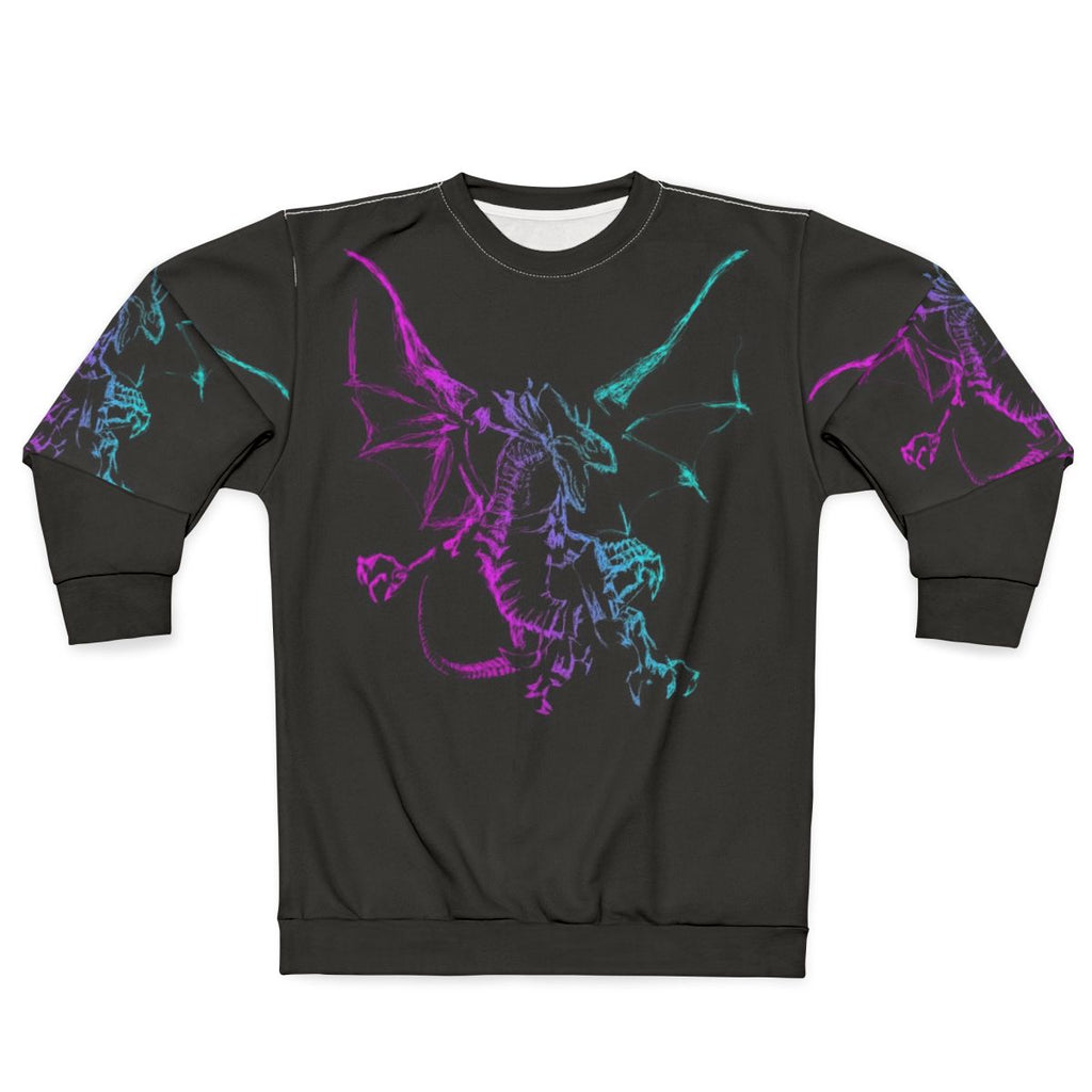 Neon mythological legendary animal design sweatshirt
