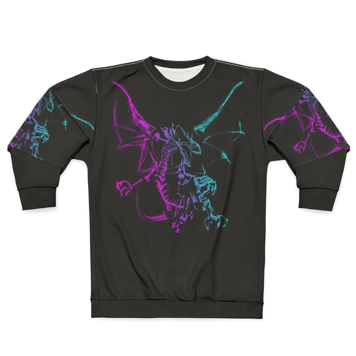 Neon mythological legendary animal design sweatshirt